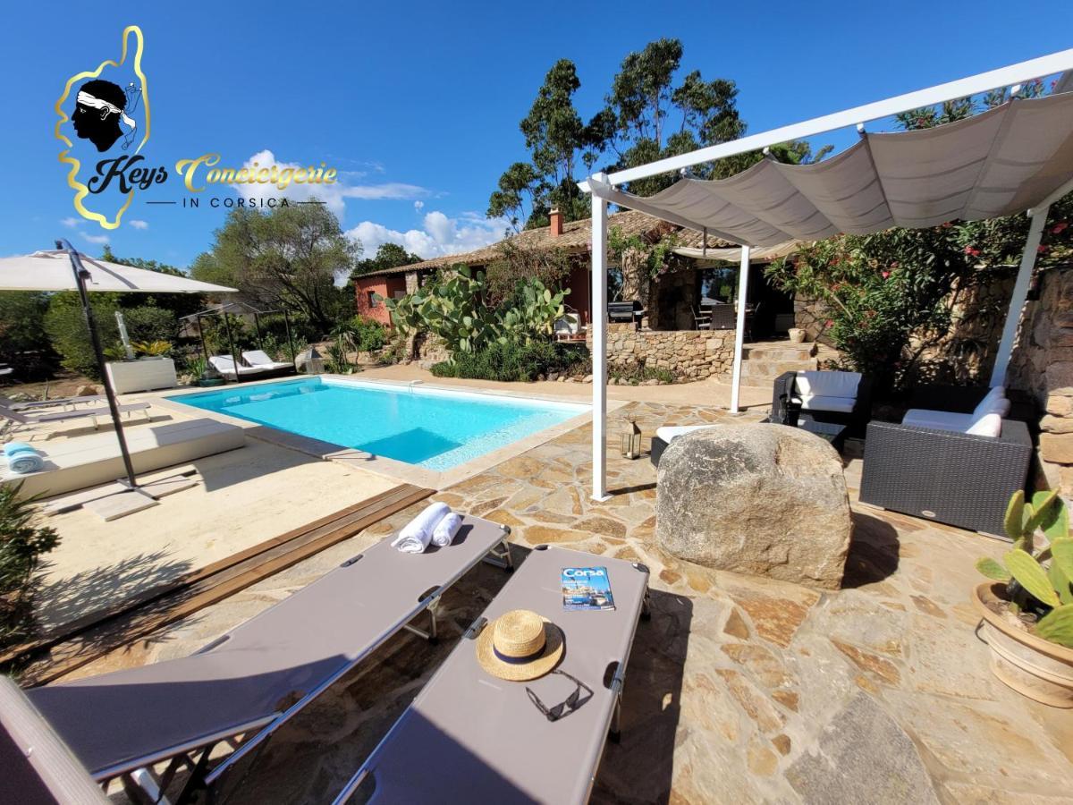 Casa Salya 8 Pers Piscine Privee Chauffee San Cipriano Villa Lecci Exteriör bild
