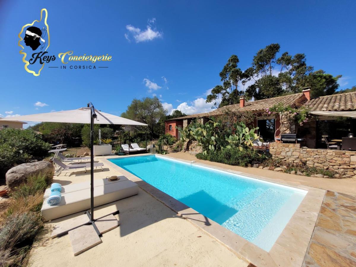 Casa Salya 8 Pers Piscine Privee Chauffee San Cipriano Villa Lecci Exteriör bild