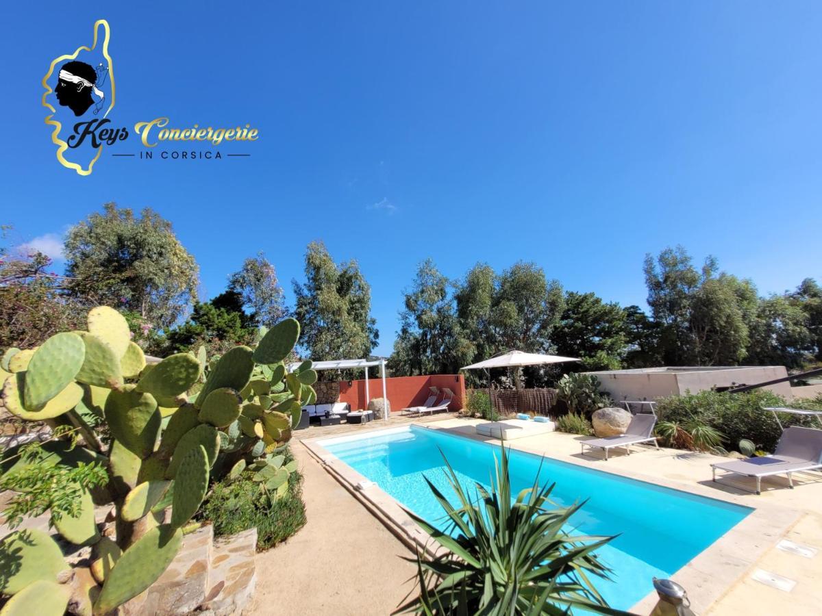 Casa Salya 8 Pers Piscine Privee Chauffee San Cipriano Villa Lecci Exteriör bild