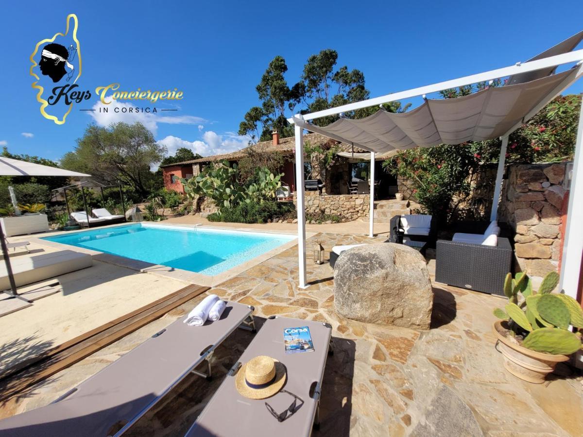 Casa Salya 8 Pers Piscine Privee Chauffee San Cipriano Villa Lecci Exteriör bild